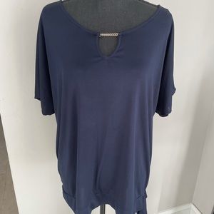 Ladies limited blouse blue pre owned size XL